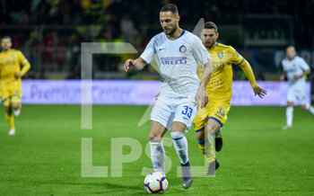 2019-04-14 - Danilo D´Ambrosio tallonato da Andrea Beghetto - FROSINONE VS INTER 1-3 - ITALIAN SERIE A - SOCCER